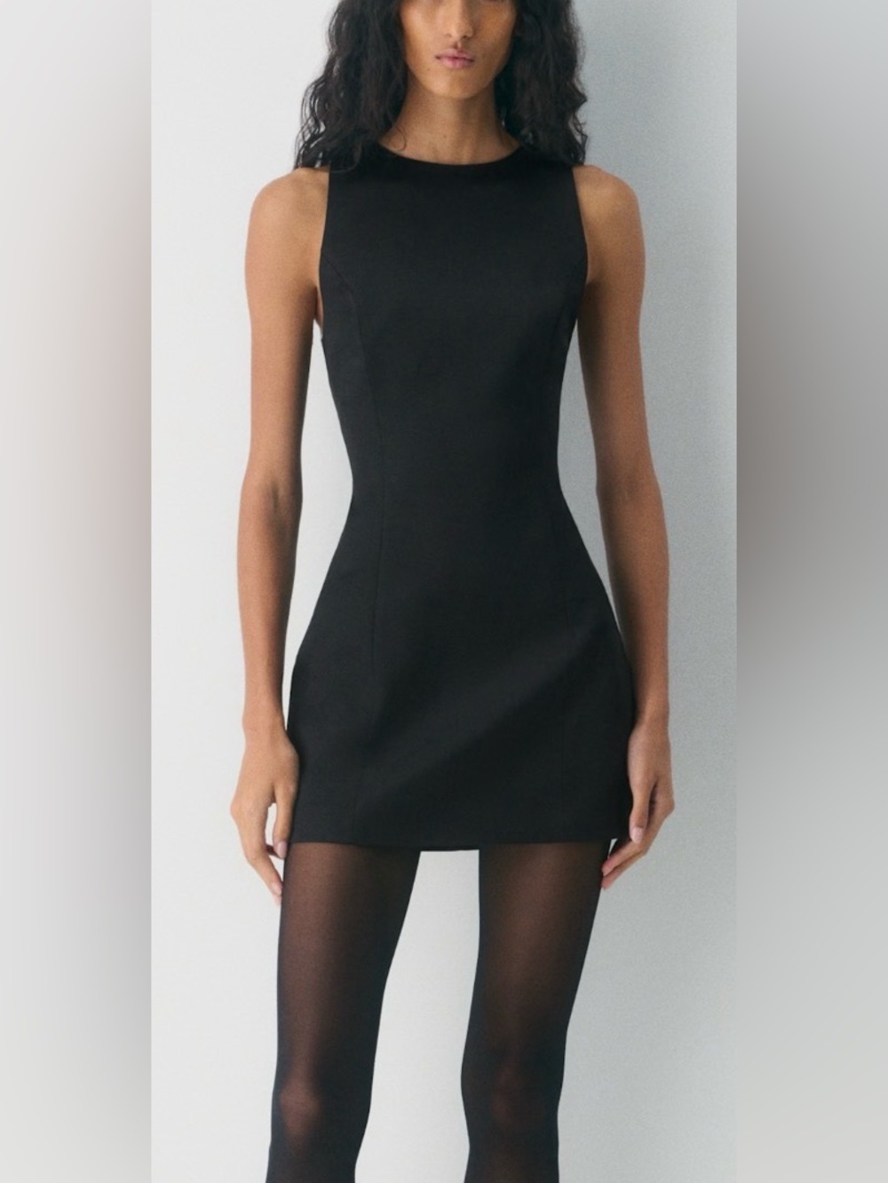 Aritzia Babaton Black Sleeveless Mini Dress NWT